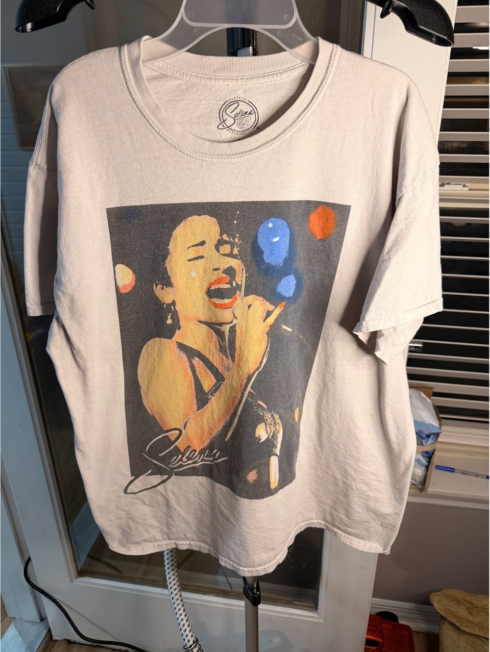 Selena Cream Graphic T Shirt